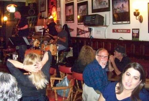 Dave Mitchell at the No-Name Bar in Sausalito